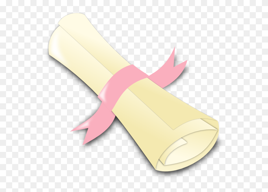 Clipart Diploma In Roll - Png Download