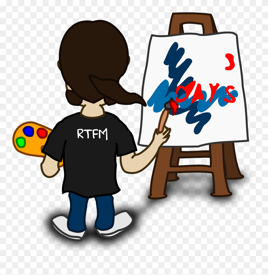 Painting Cartoon Png Clipart