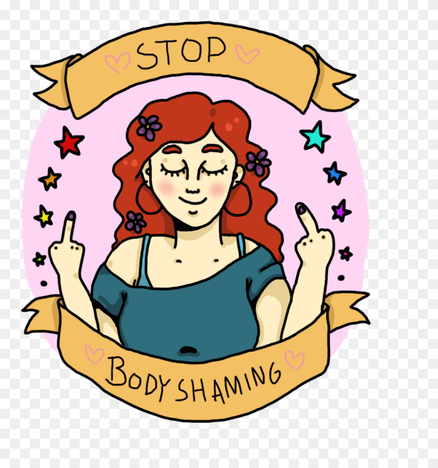 Stop Body Shaming - Body Shaming Is Bullying Clipart