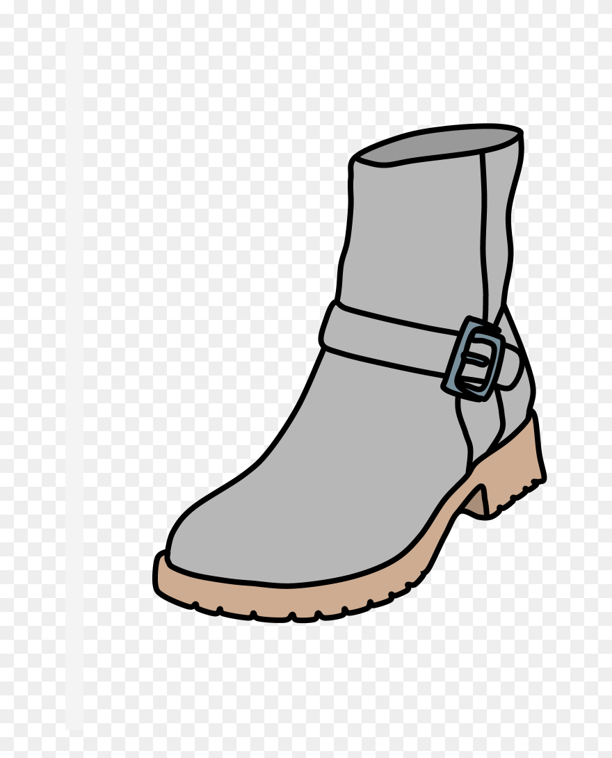 Boots, M - Work Boots Clipart