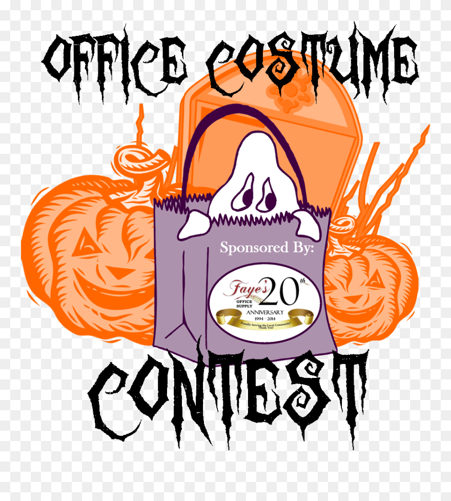 Halloween Costume Contest Banner Clipart