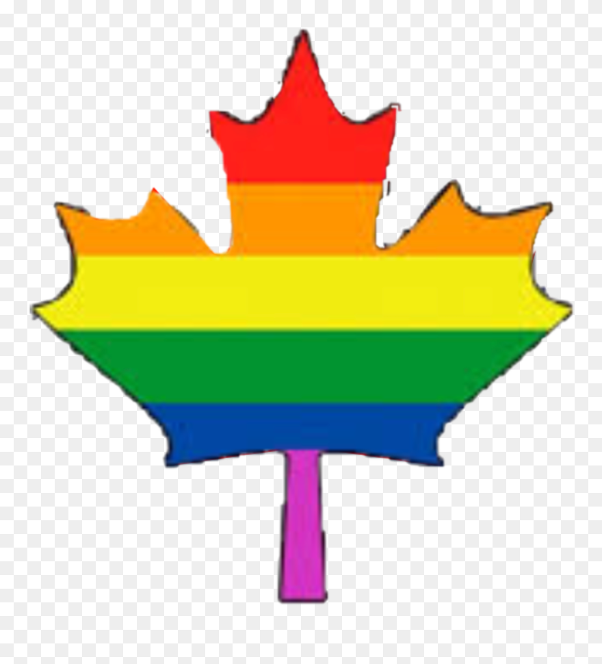 #canada #leaf #canadian #rainbow - Learn Canadian French Clipart
