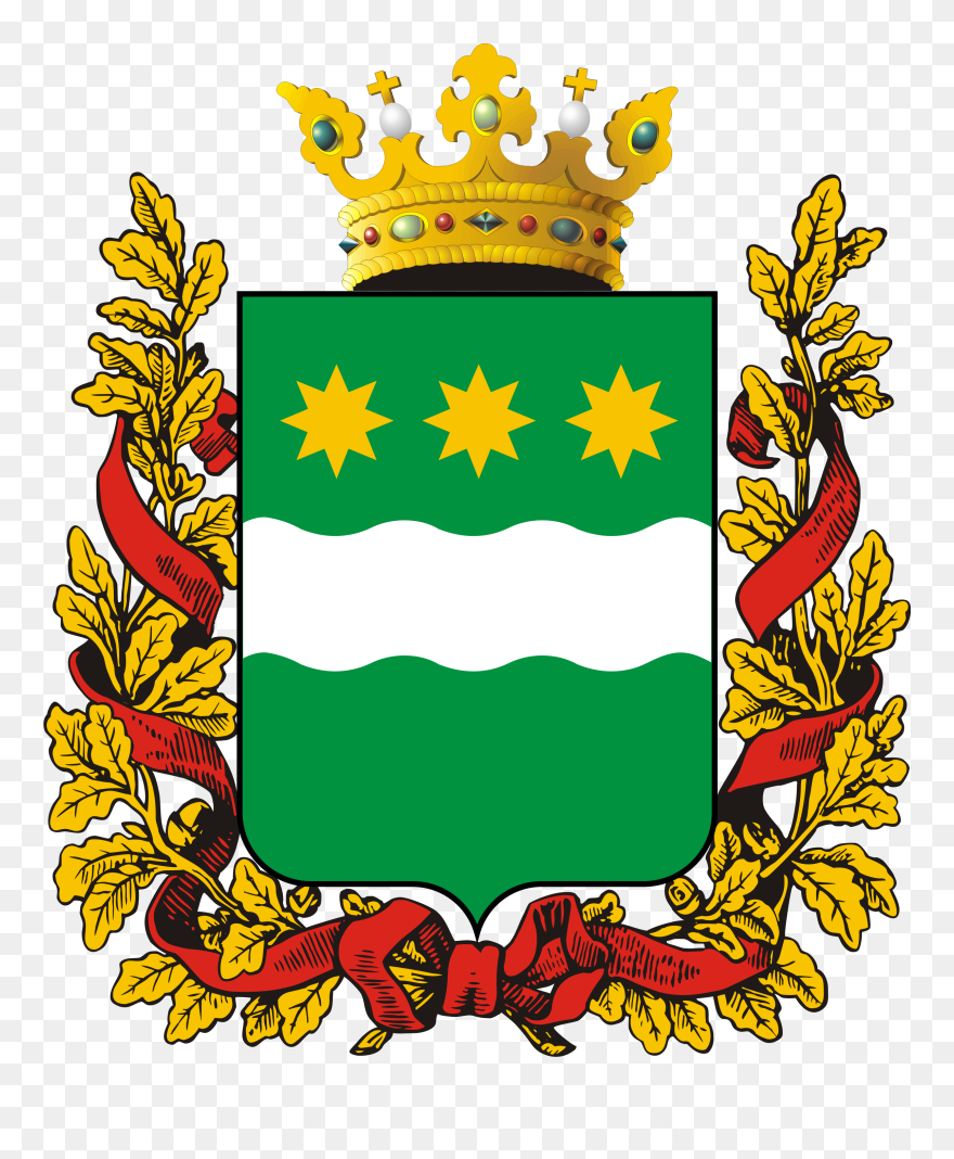 Герб Амурской Области Вектор Clipart