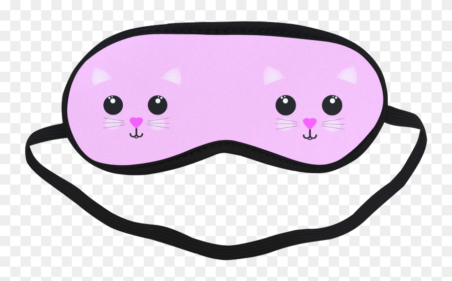 Transparent Sleep Mask Png - Sleep Mask Cartoon Png Clipart