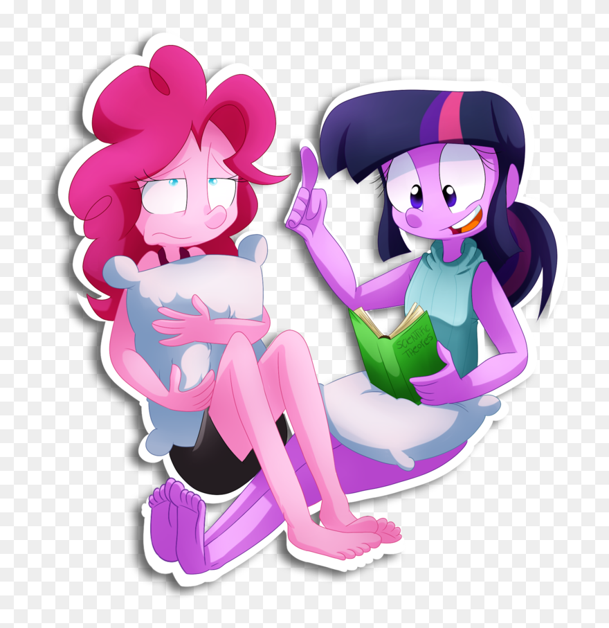 Clipart Girl Sleepover - Pregnant My Little Pony Base - Png Download