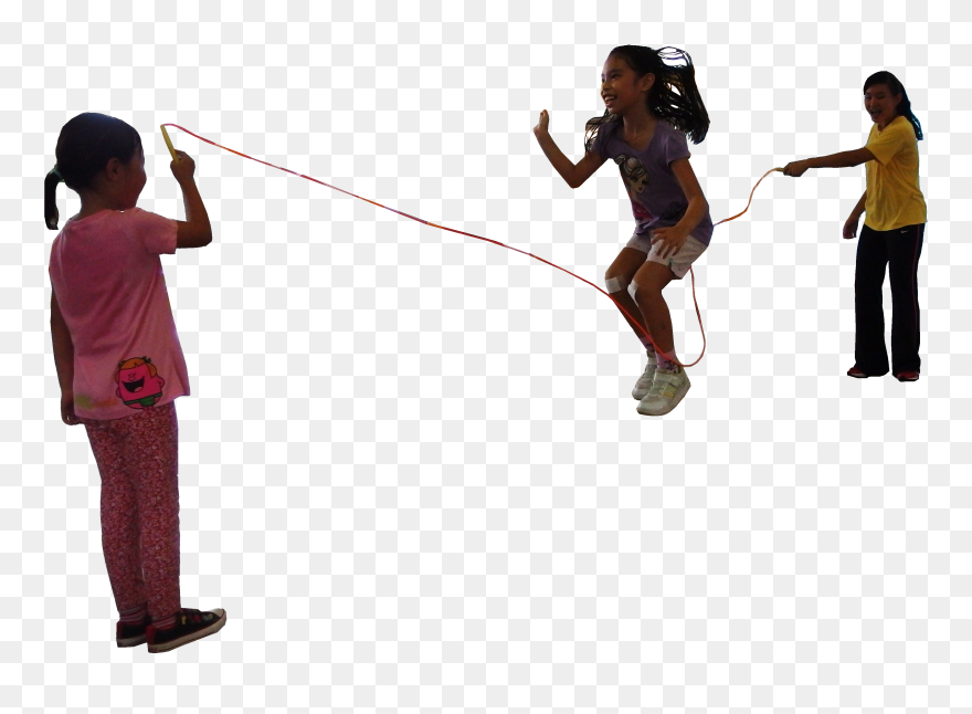 Transparent Jump Rope Png - Kids Playing Jump Rope Png Clipart