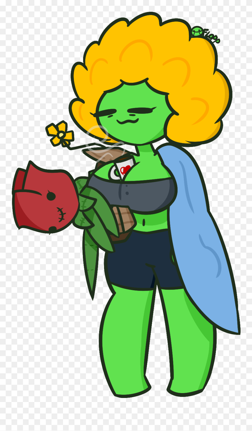 Sleepover Deidra - Cartoon Clipart