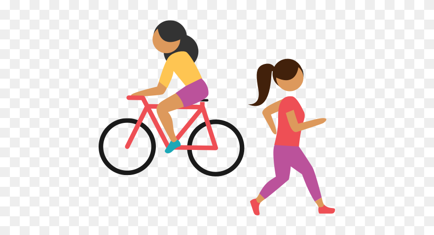 Fitness Clipart Physical Activity - Road Bicycle - Png Download