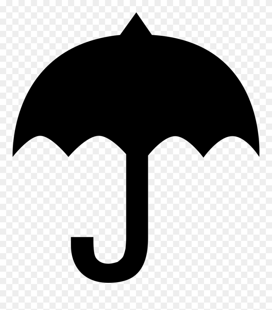 Insurance Icon Png - Black Umbrella Clip Art Transparent Png