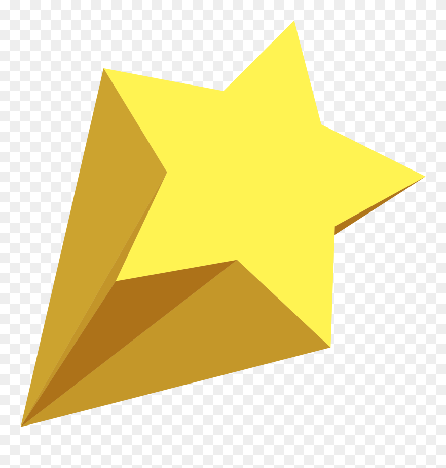 Clip Art Of Yellow Star - Clip Art - Png Download