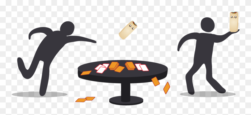 Playing Throw Throw Burrito - Throw Throw Burrito Game Clipart
