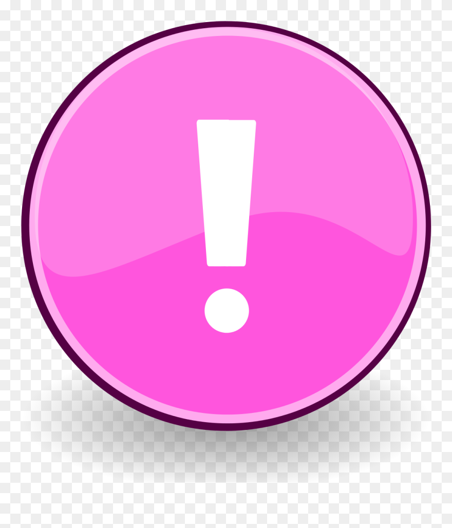 Point D Exclamation Orange Clipart