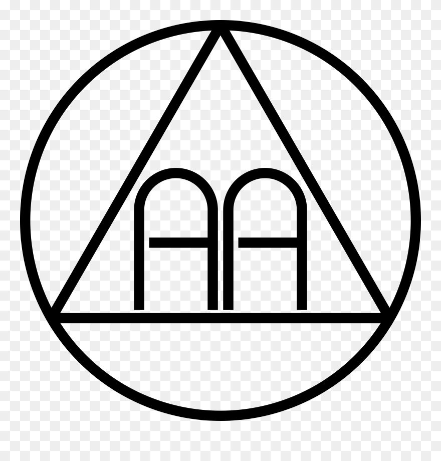 Aa Cliparts - Alcoholics Anonymous Logo Png Transparent Png