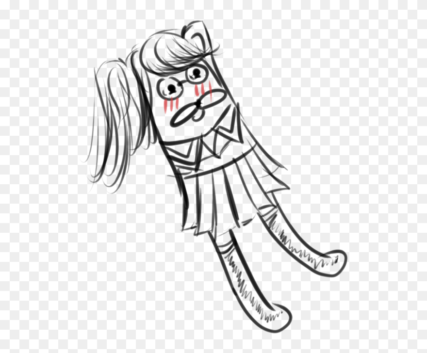 Schoolgirl By Sovietboris On - Line Art Clipart