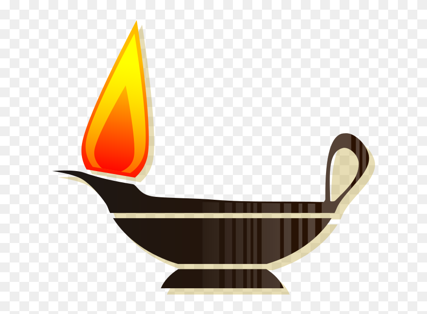 Diya Png File - Oil Lamp Logo Png Clipart