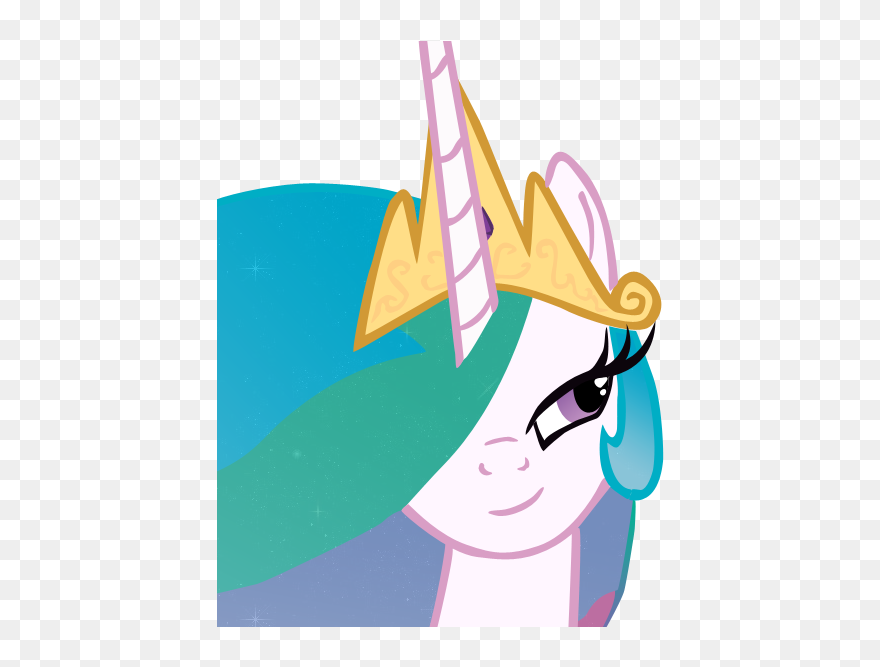 Princess Celestia Face Clipart