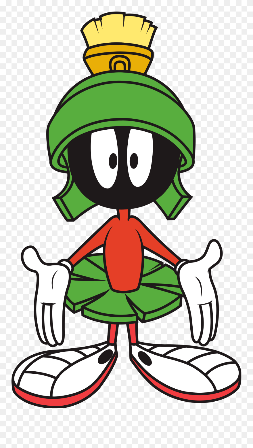 Transparent Slaves Clipart - Marvin Martian - Png Download