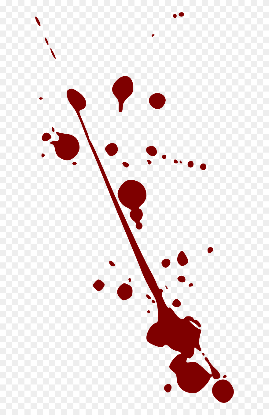Murder - Transparent Blood Splatter Gif Clipart