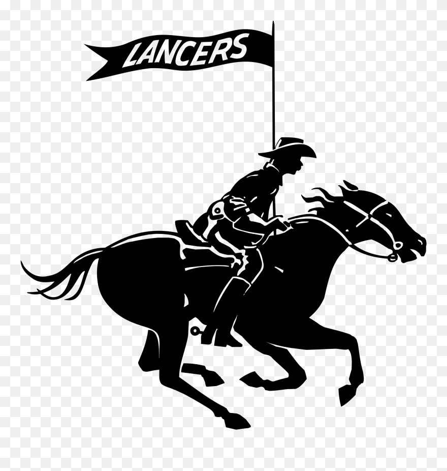 Rodeo Svg Barrel Racing - Eastern Wyoming College Lancers Clipart