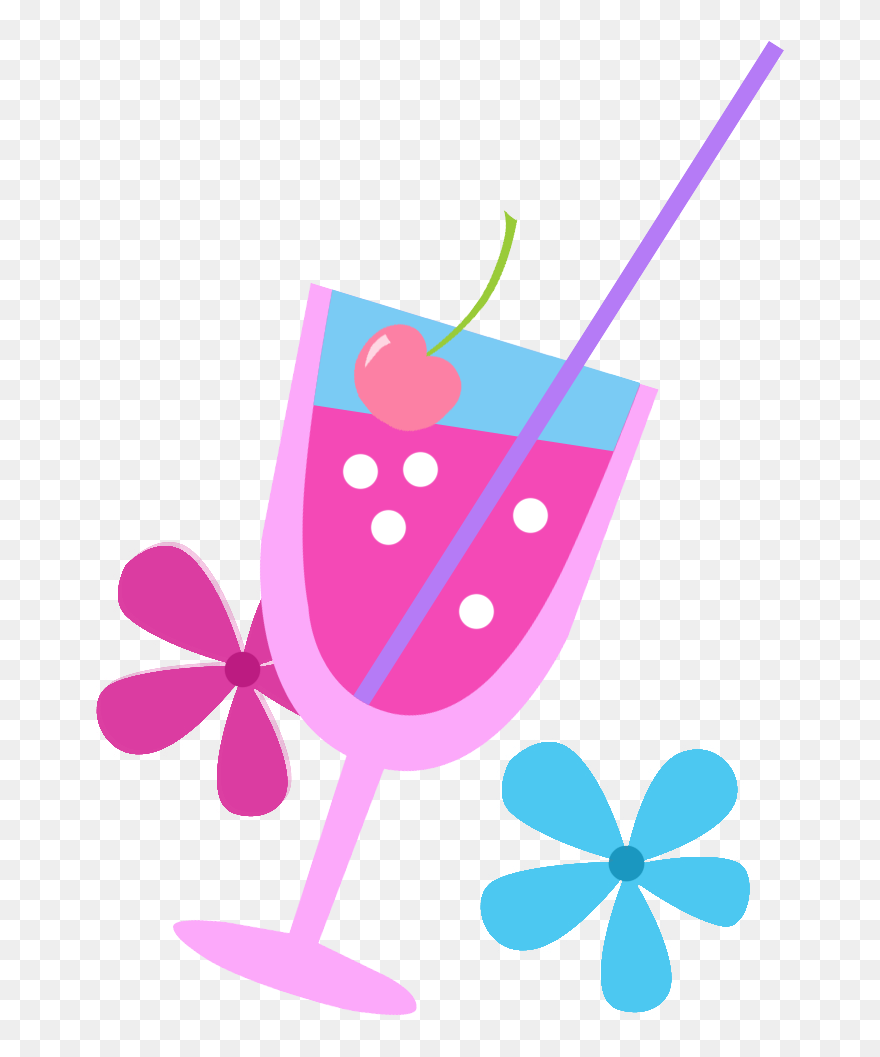 Pink Cupcake Clipart - Ladies Drink Clip Art - Png Download
