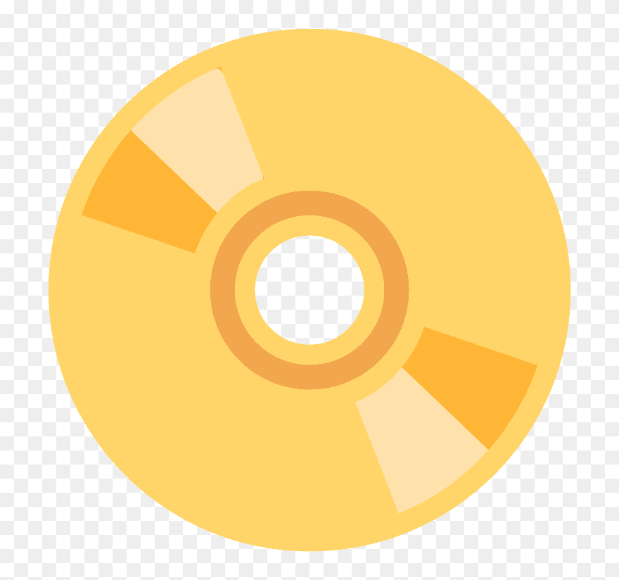 Dvd Emoji Clipart - Circle - Png Download