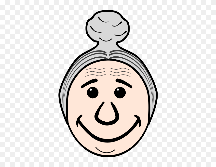Grandma's Face Clipart