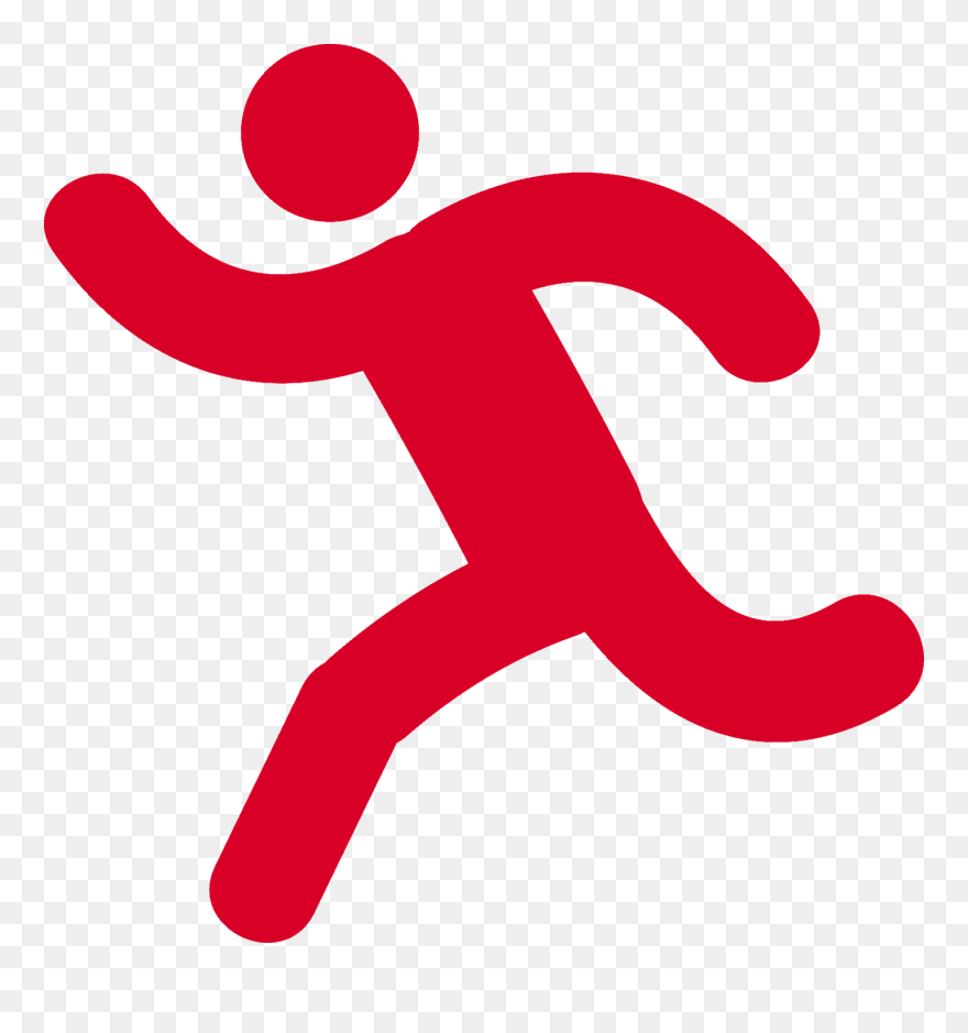 Running Health Sport Jogging Injury - All Black Person Running Drawing Clipart