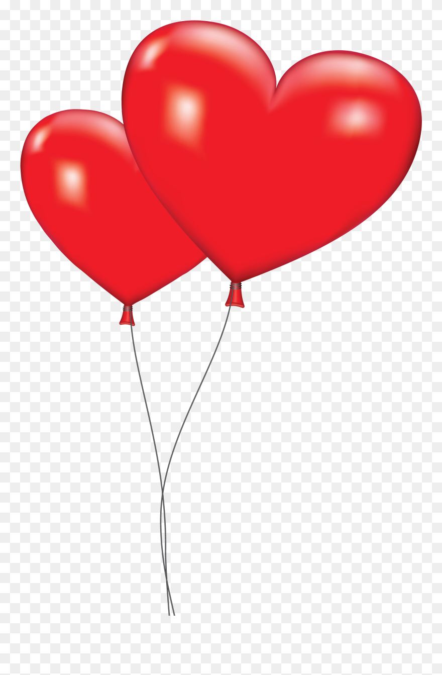 Heart Balloons Clipart - Png Download