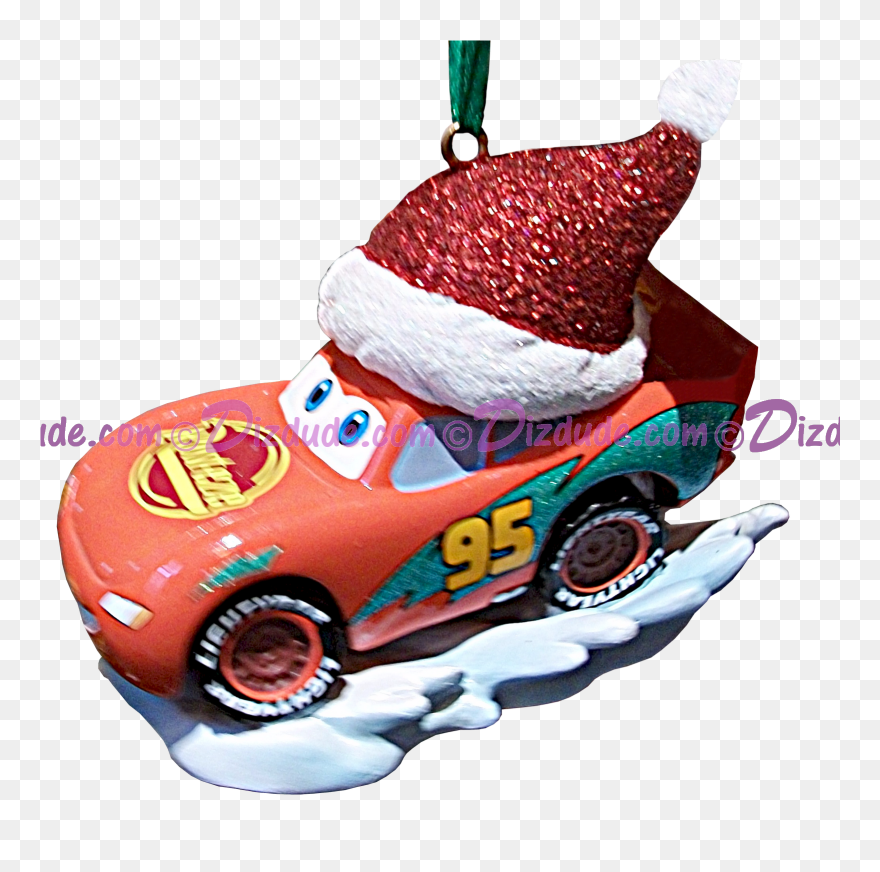 Cars Christmas Clipart - Lightning Mcqueen - Png Download