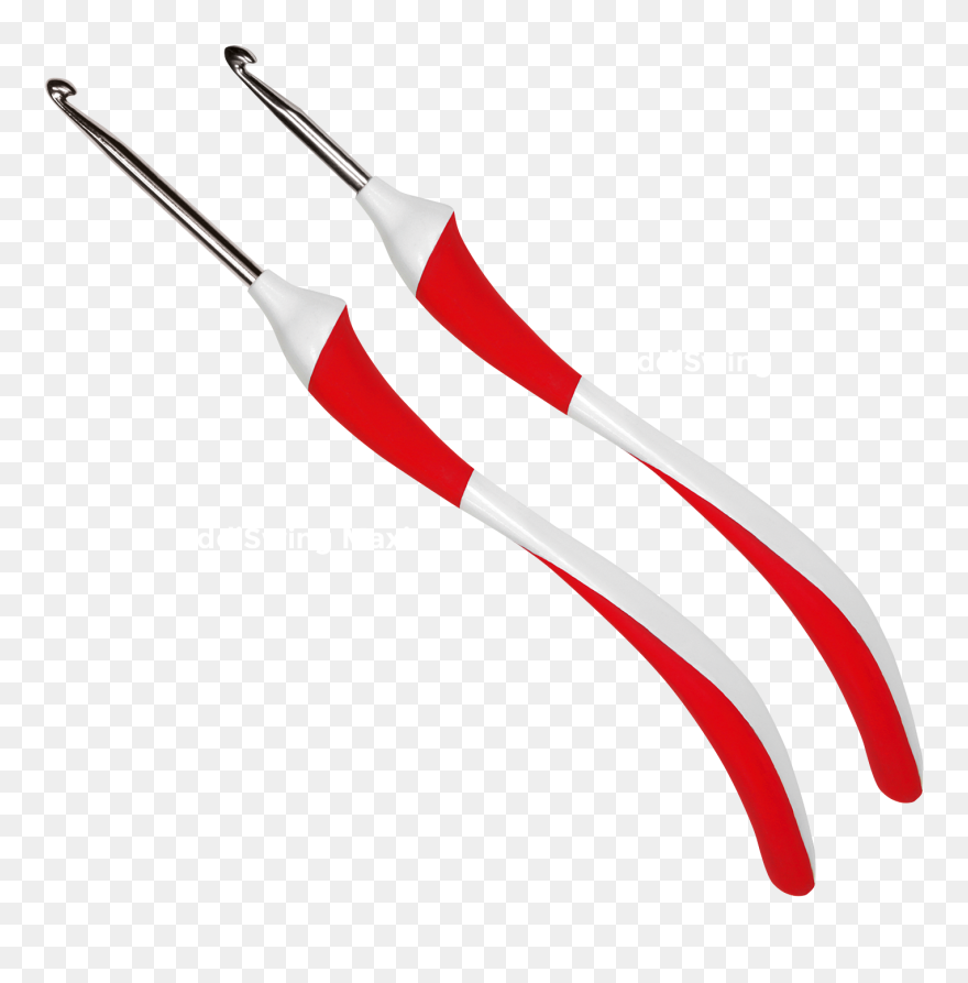 Addi Swing Maxi Crochet Hooks Clipart