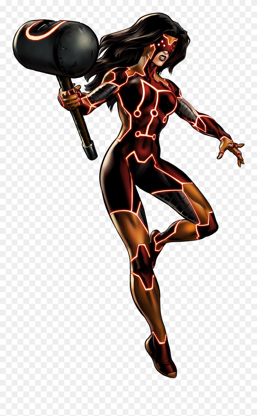 Spider Woman Png Clipart - Heroes Marvel Avengers Alliance Transparent Png