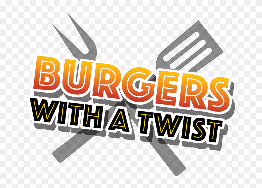 Burgers With A Twist - Illustration Clipart