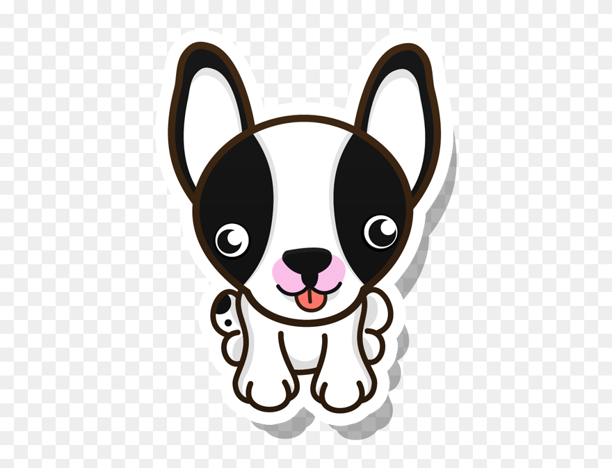 French Bulldog Bull Terrier Puppy Pug - Funny Puppies Clipart