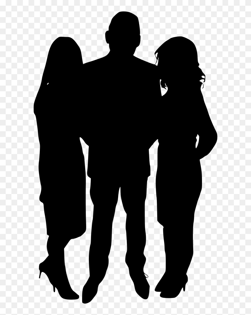 Silhouette Png Posing Clipart