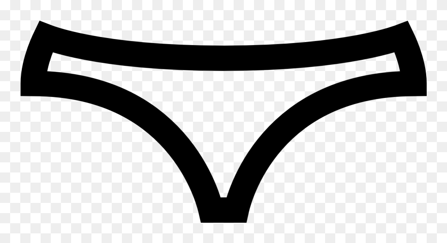 Underwear Clipart Female Underwear - Transparent Underwear Clipart Free - Png Download