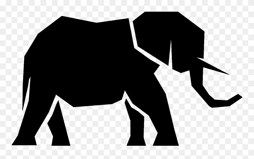 Transparent Elephant Logo Clipart