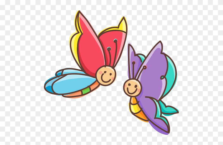 Butterfly Animation For Kids Clipart