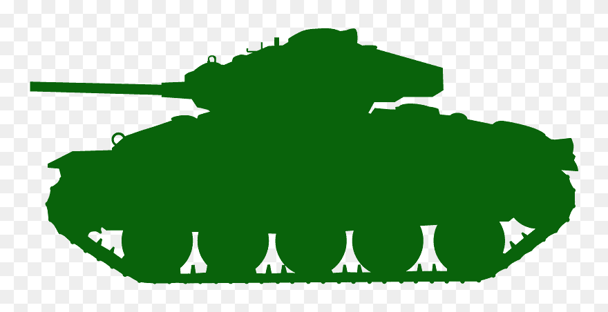 British Ww2 Tank Silhouette Clipart