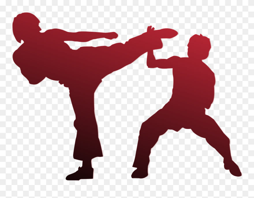Japanese Martial Arts Karate Self-defense Shotokan - Karate Silhouette Png Clipart