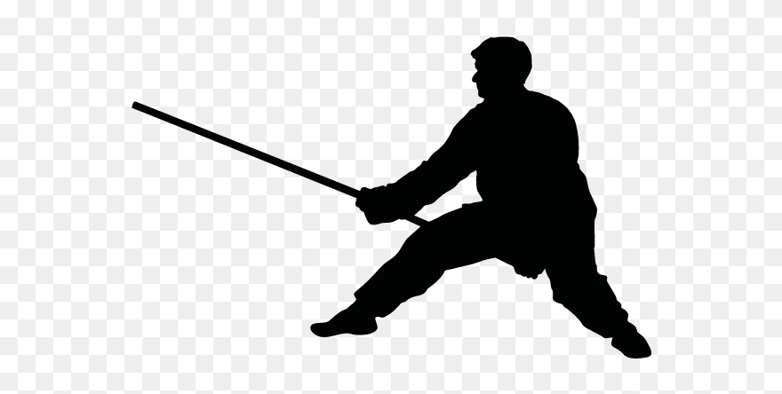 Martial Arts Karate Combat Sport Clip Art - Martial Arts Silhouettes - Png Download
