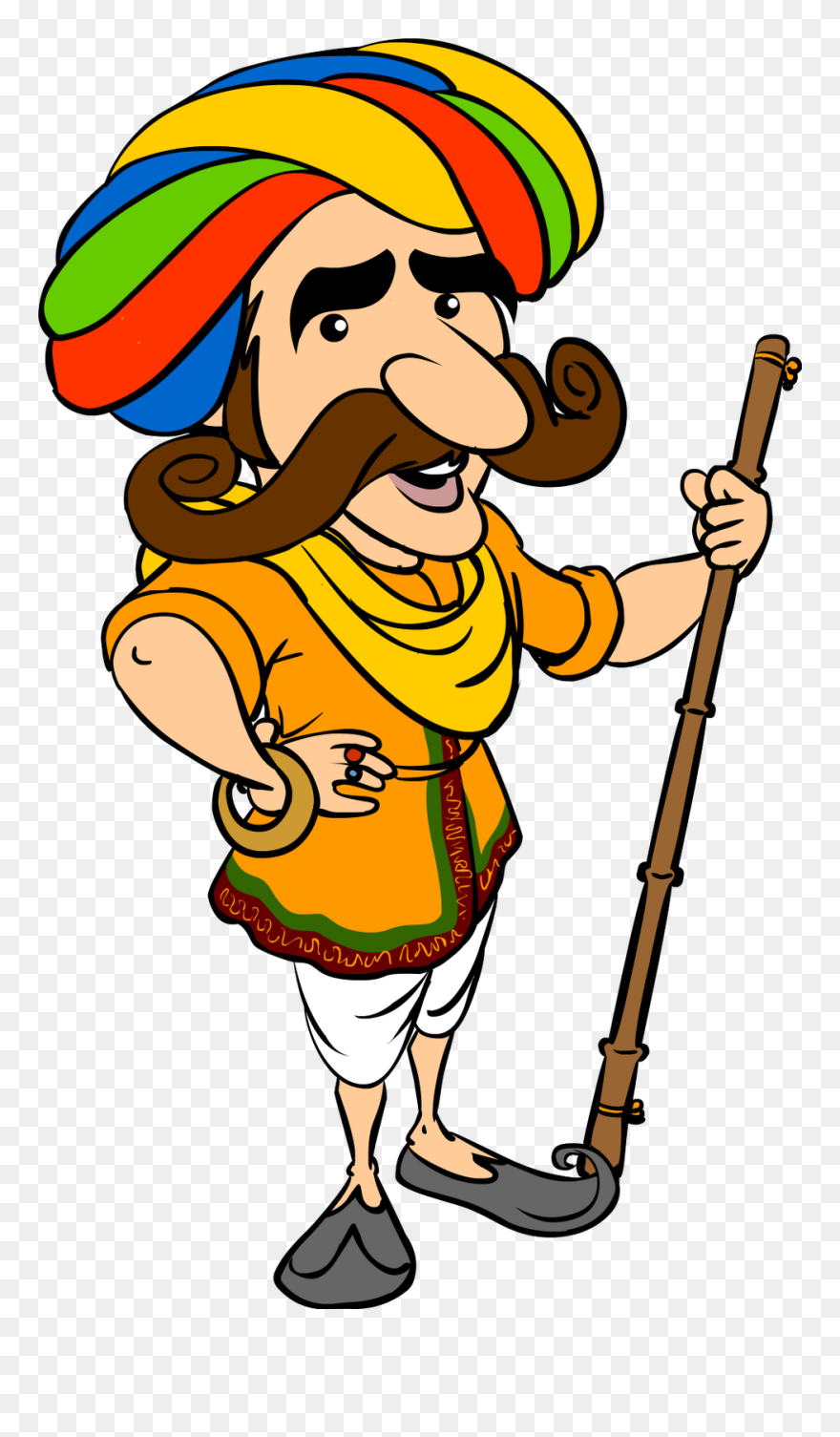 May 21, 2011 - Rajasthani Cartoon Png Clipart