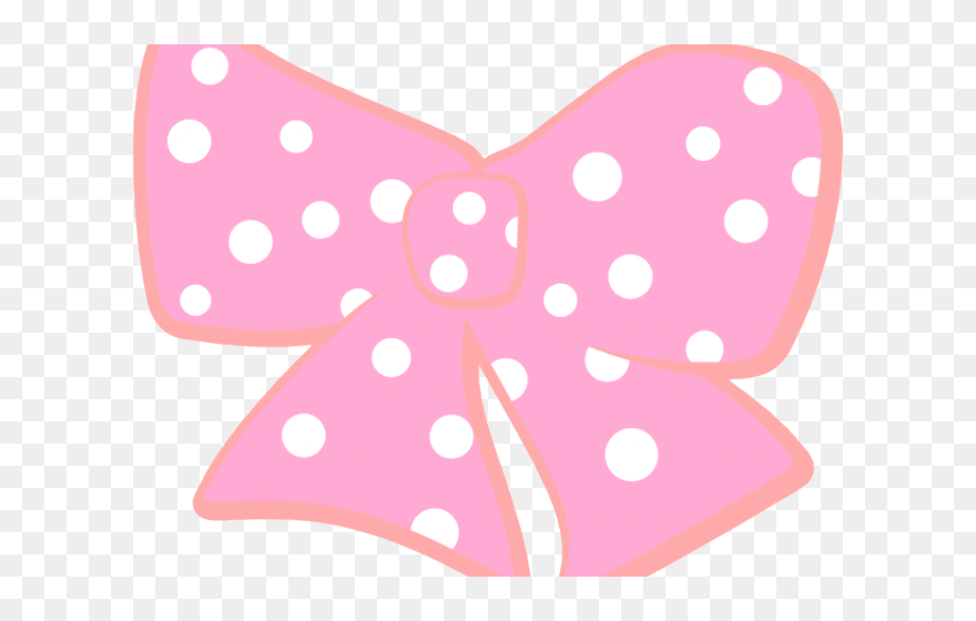 Bow Clipart Polka Dot - Minnie Mouse Ribbon Blue - Png Download