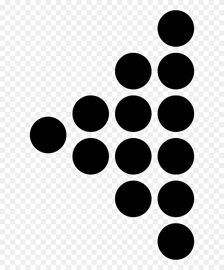Transparent Polkadot Clipart - Svg Dot Arrow - Png Download