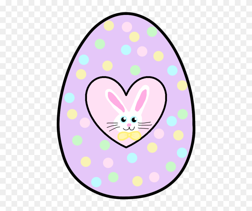 Clipart Egg Shaped - Easter Bunny - Png Download