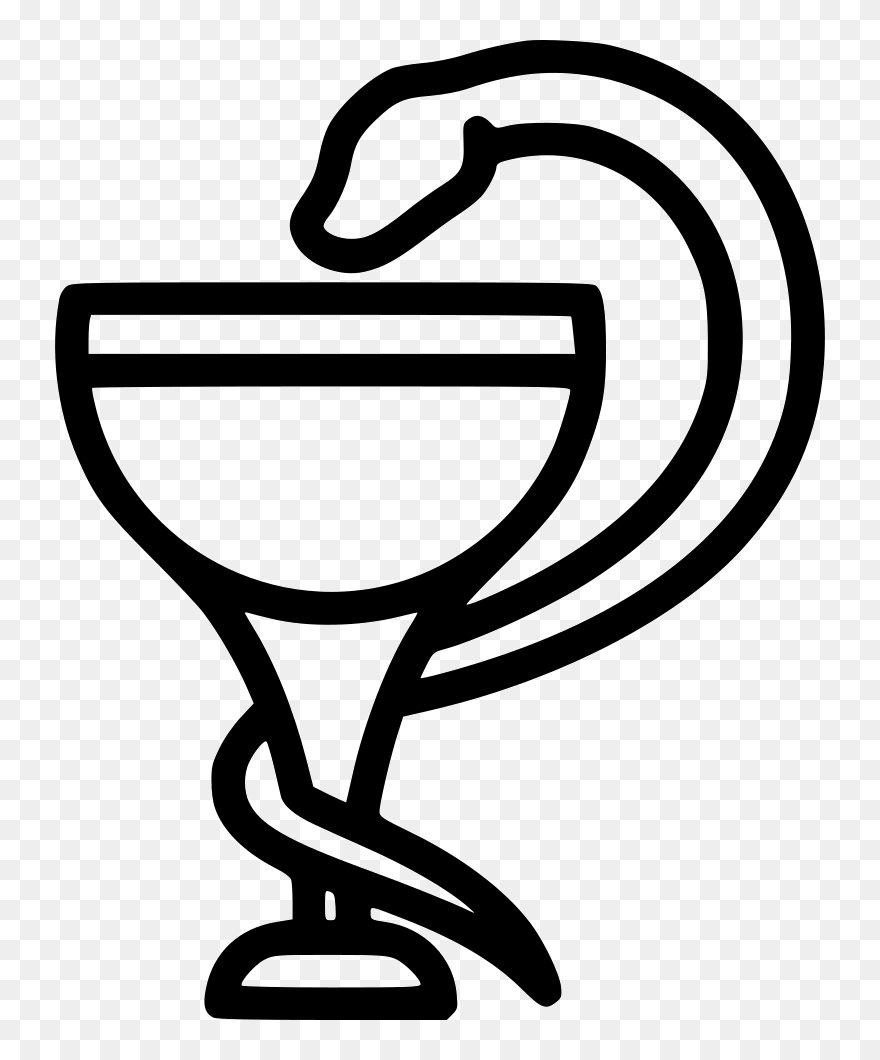 Bowl Of Hygieia Pharmacy Snake Hygiene Chalice - Bowl Of Hygeia Png Clipart