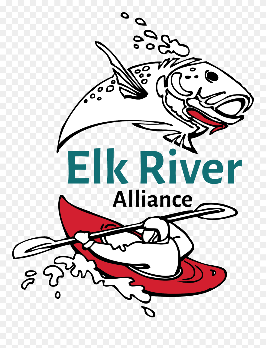Transparent White Water Rafting Clipart - Elk River Alliance Logo - Png Download