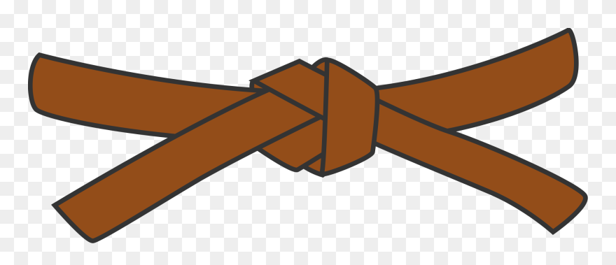 Rd Kyu Class - Brown Karate Belt Clipart - Png Download