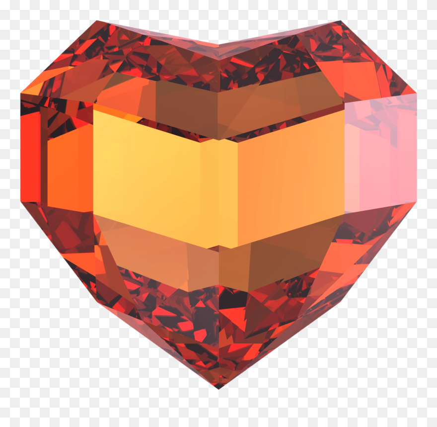 Heart-shaped Precious Stones [png] - Saphire Crystal Transparent Background Clipart