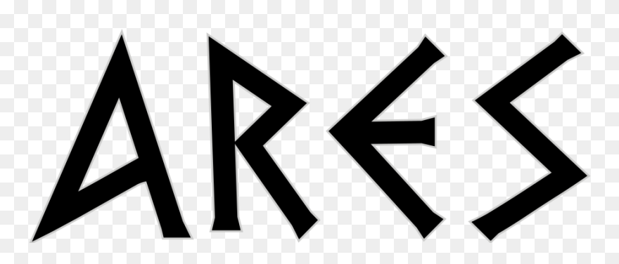 Ares In A Cool Font Clipart