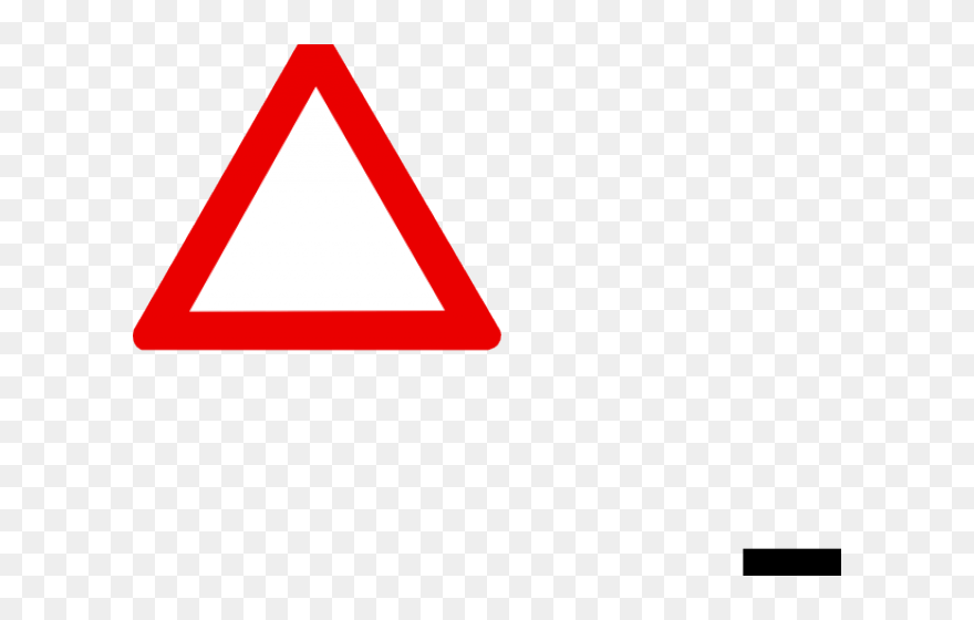 Blank Traffic Warning Sign Clipart